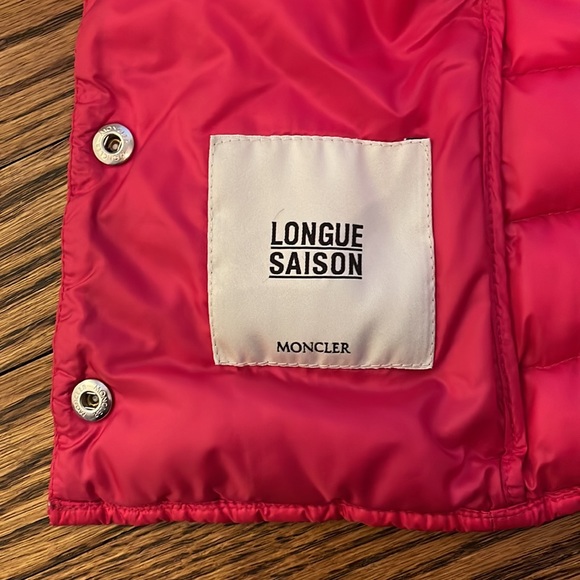 Pink Moncler 4T Puffer Vest - Picture 7 of 9